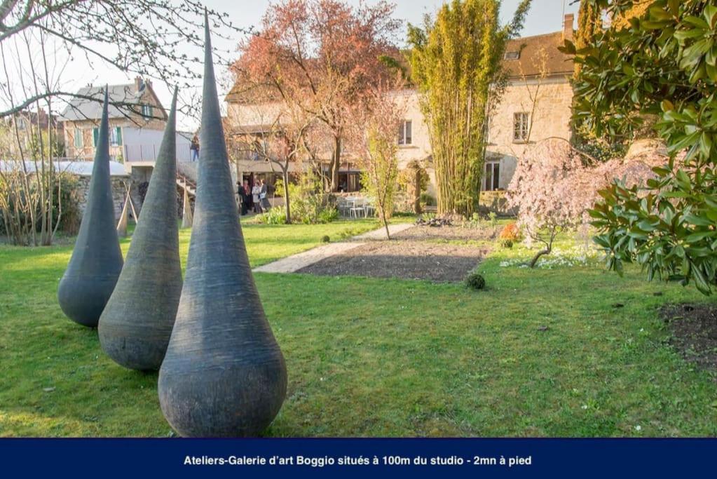 Amman Studio Avec Terrasse Au Coeur Du Village Impressionniste Auvers-sur-Oise Buitenkant foto